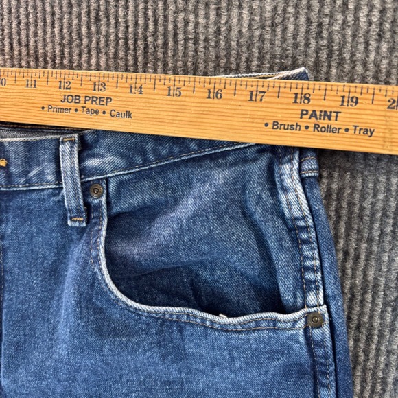 Wrangler Cowboy Cut Jeans Mens 36x30 35001AI Western Straight Leg Blue‎ Denim - Picture 5 of 9